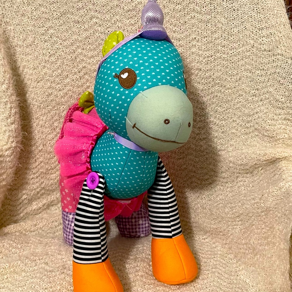 Adora by Charisma Plush Mixxie Mopsie Pony Horse Unicorn Polka Dots Stripes